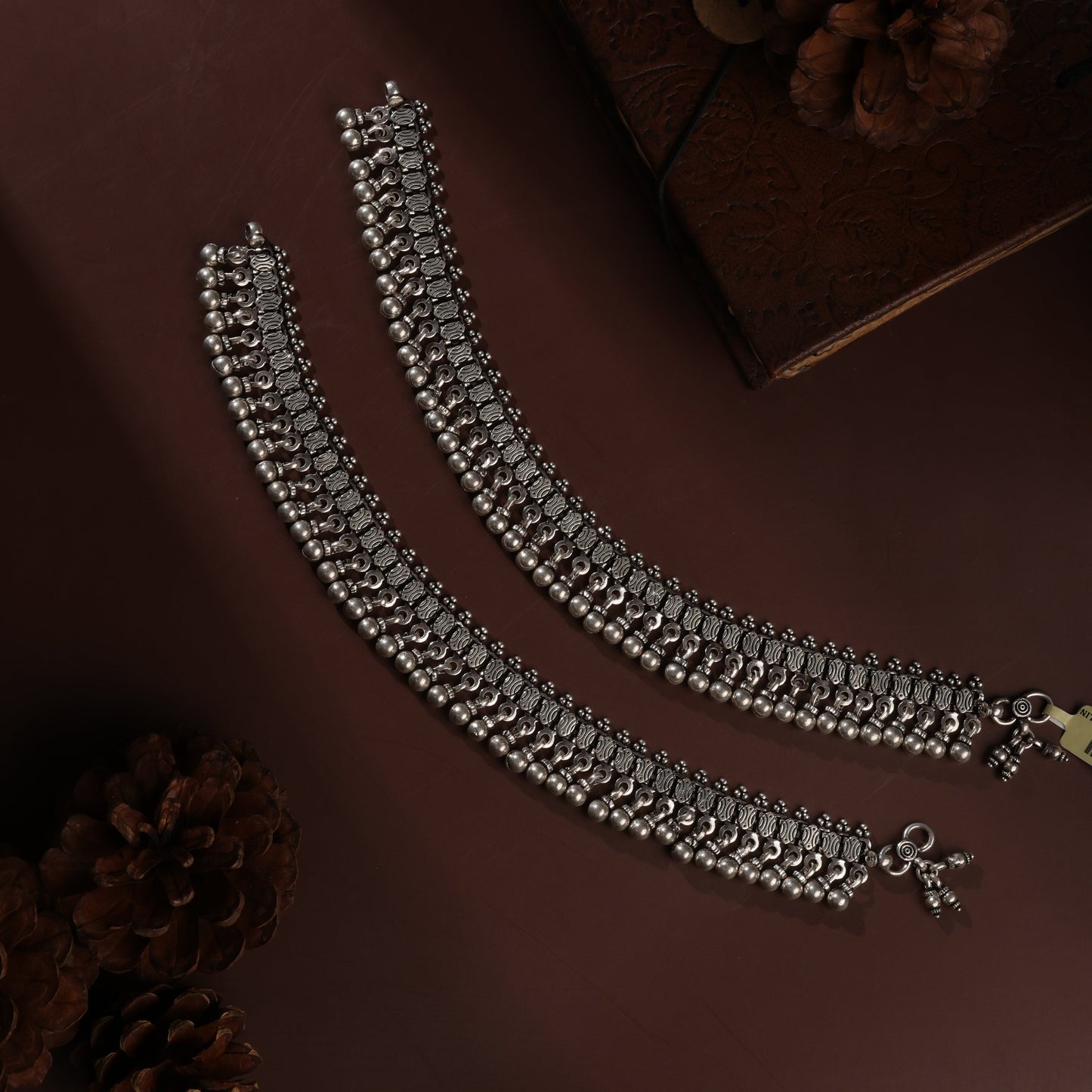 Sterling Silver Turtle Ratnagiri Antique Payal