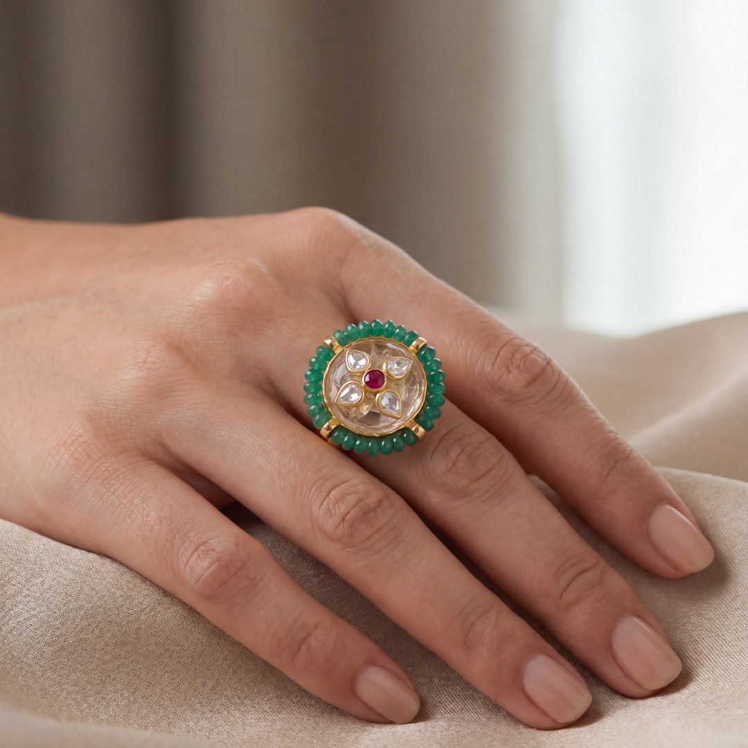 Gilded Girl — Gold Plated Finish Ring in 925 Silver