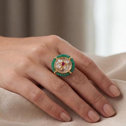 Gilded Girl — Gold Plated Finish Ring in 925 Silver